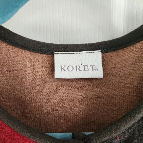 Koret Button Up Cardigan EclecticGrandma Style Size Medium 10-12 Vintage - Picture 3 of 8